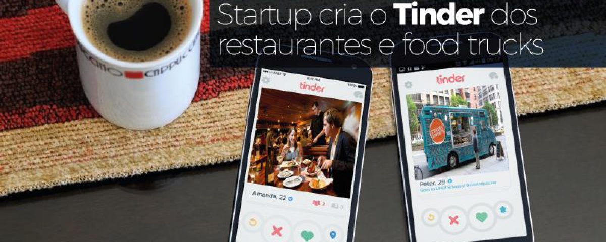 Tinder dos restaurantes e food trucks