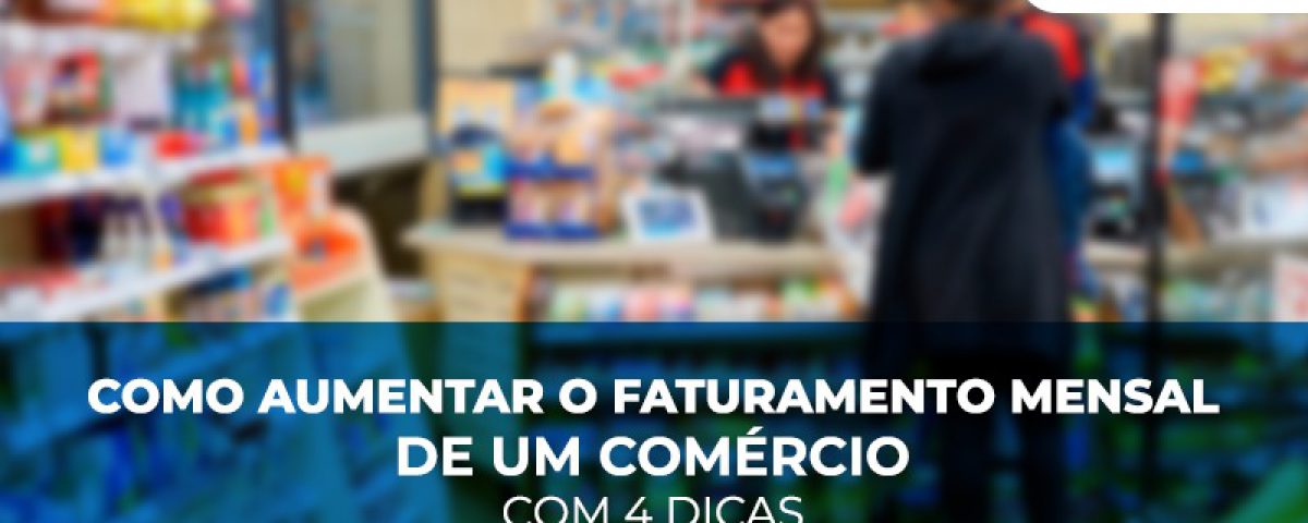 faturamento mensal de um comércio